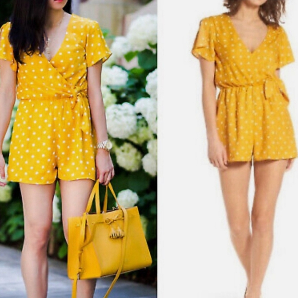 Everly Polk Dot Romper Sz:S
